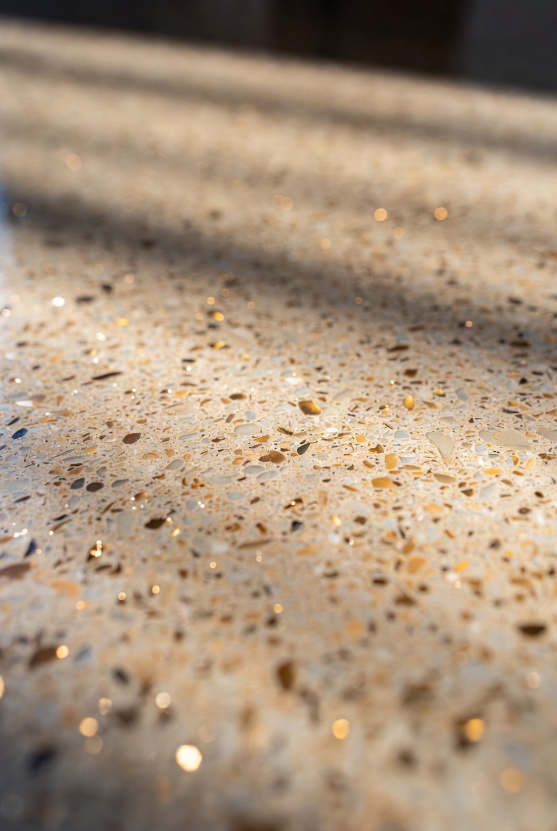 Baja beige quartz finish